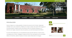 Desktop Screenshot of estanciayapeyu.com.ar