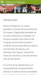 Mobile Screenshot of estanciayapeyu.com.ar