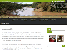 Tablet Screenshot of estanciayapeyu.com.ar